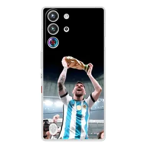Чохли Лео Мессі Аргентина для ZTE Nubia RedMagic 10 Pro (Щасливий Мессі)