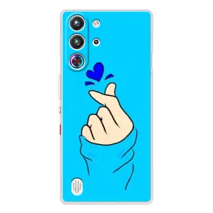 Чохол (Знак сердечка) для ZTE Nubia RedMagic 10 Pro (Сердечко на синоьому)