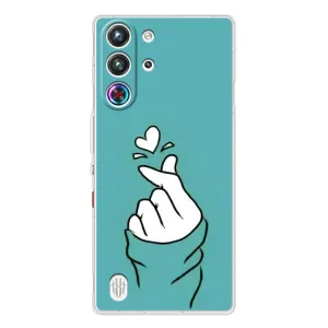 Чохол (Знак сердечка) для ZTE Nubia RedMagic 10 Pro (Сердечко на бірюзовому)