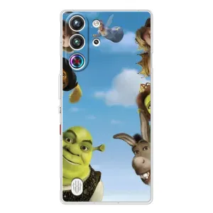 Печатный чехол с принтом Шрек для ZTE Nubia RedMagic 10 Pro (Герои Шрек)