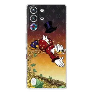Силіконовий чохол для ZTE Nubia RedMagic 10 Pro (Скрудж Луі Віттон)