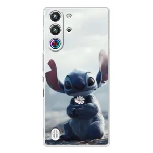 Чохол з малюнком Стіч для ZTE Nubia RedMagic 10 Pro (Стіч з квіткою)