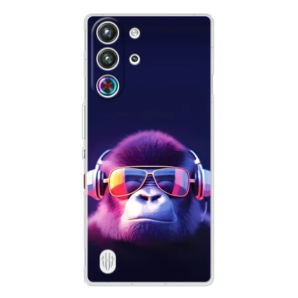 Чехол с рисунком «Стильная обезьяна» для ZTE Nubia RedMagic 10 Pro Чехол с рисунком «Стильная обезьяна» для ZTE Nubia RedMagic 10 Pro