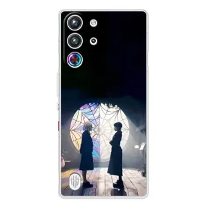 Чехлы с принтом Уэнсдей на ZTE Nubia RedMagic 10 Pro (Уэнсдей и Энди)