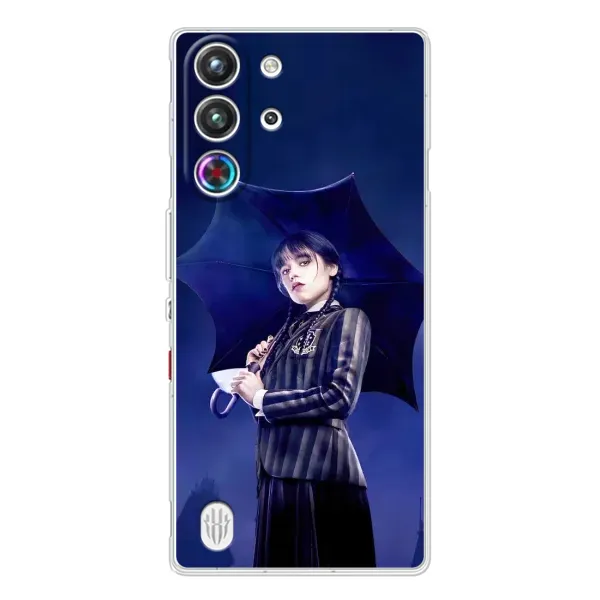 Чехол с рисунком «Уэнсдей с зонтом» для ZTE Nubia RedMagic 10 Pro Чехол с рисунком «Уэнсдей с зонтом» для ZTE Nubia RedMagic 10 Pro