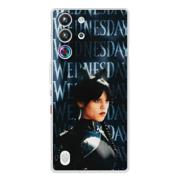 Чехол с рисунком «Уэнздей с ушками» для ZTE Nubia RedMagic 10 Pro Чехол с рисунком «Уэнздей с ушками» для ZTE Nubia RedMagic 10 Pro