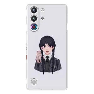 Чехлы с принтом Уэнсдей на ZTE Nubia RedMagic 10 Pro (Вещь Венсдей)