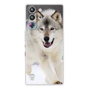Чехол с Волком на ZTE Nubia RedMagic 10 Pro (Волк на снегу)