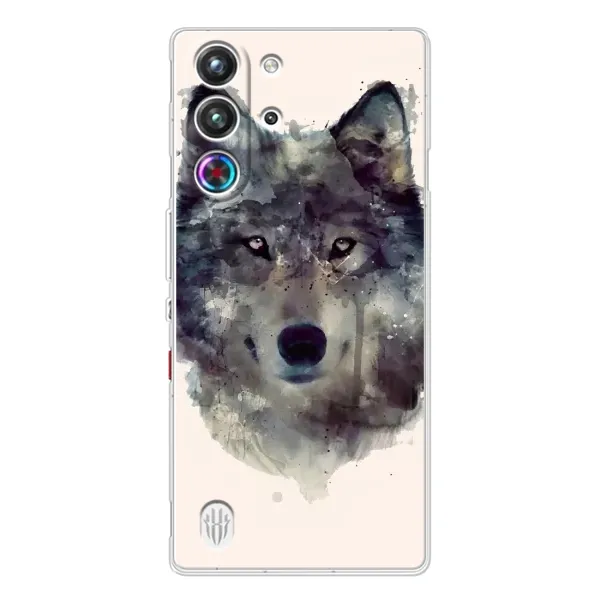 Чехол с рисунком «Волк» для ZTE Nubia RedMagic 10 Pro Чехол с рисунком «Волк» для ZTE Nubia RedMagic 10 Pro