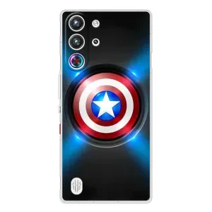 Чохол с Щітом Капітана Америки на ZTE Nubia RedMagic 10 Pro (Яскраий Щит Капітана)