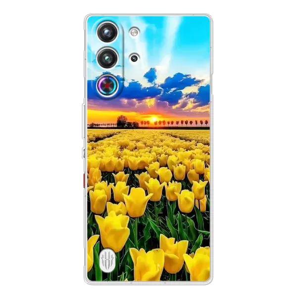 Чехол с рисунком «Желтые тюльпаны» для ZTE Nubia RedMagic 10 Pro Чехол с рисунком «Желтые тюльпаны» для ZTE Nubia RedMagic 10 Pro
