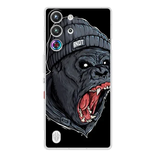 Чехол с рисунком «Злая Обезьяна» для ZTE Nubia RedMagic 10 Pro Чехол с рисунком «Злая Обезьяна» для ZTE Nubia RedMagic 10 Pro