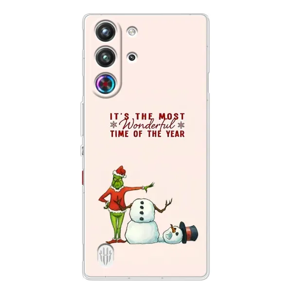 Чехол с рисунком «Злой Гринч» для ZTE Nubia RedMagic 10 Pro Чехол с рисунком «Злой Гринч» для ZTE Nubia RedMagic 10 Pro