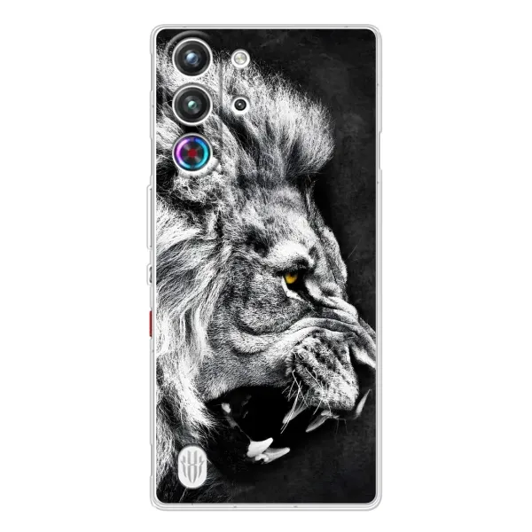 Чехол с рисунком «Злой ЛЕВ» для ZTE Nubia RedMagic 10 Pro Чехол с рисунком «Злой ЛЕВ» для ZTE Nubia RedMagic 10 Pro
