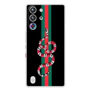 Чохли бренд ГУЧЧІ для ZTE Nubia RedMagic 10 Pro (Змій Гуччі)