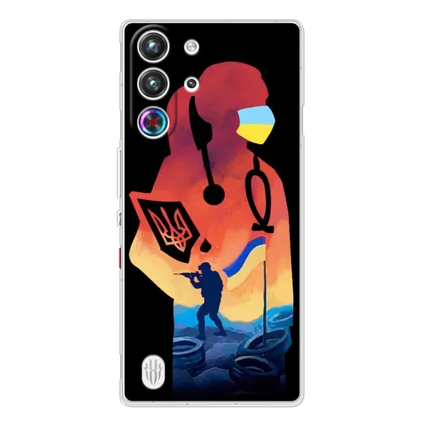 Чехол с рисунком «ЗСУ Врач» для ZTE Nubia RedMagic 10 Pro Чехол с рисунком «ЗСУ Врач» для ZTE Nubia RedMagic 10 Pro