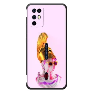 Чехол с Прикольным принтом на ZTE Nubia RedMagic 6R (АРТ Статуя)
