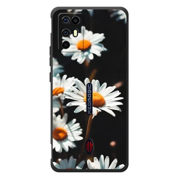 Чехол с рисунком «Белые ромашки» для ZTE Nubia RedMagic 6R Чехол с рисунком «Белые ромашки» для ZTE Nubia RedMagic 6R