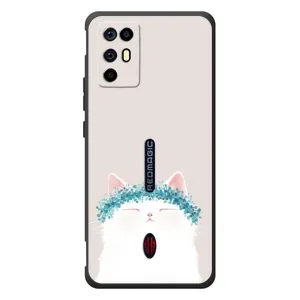 Чохол на тематику: Коти для ZTE Nubia RedMagic 6R (Білий котик)