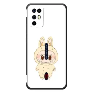 Чехол с принтом Лабубу для ZTE Nubia RedMagic 6R (Бежевый Лабубу)