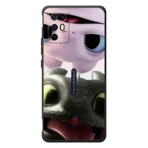 Чехол дракон Беззубик для ZTE Nubia RedMagic 6R (Беззубик и Дневная Злость)