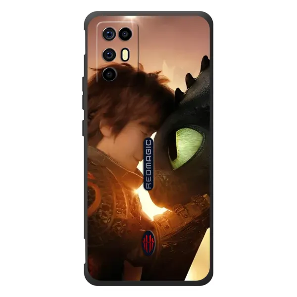 Чехол с рисунком «Беззубик и Иккинг» для ZTE Nubia RedMagic 6R Чехол с рисунком «Беззубик и Иккинг» для ZTE Nubia RedMagic 6R