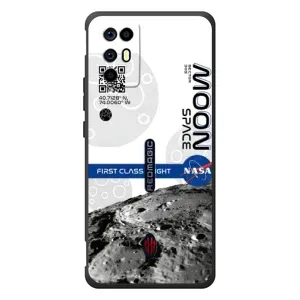 Силиконовый бампер с принтом "Наса" на ZTE Nubia RedMagic 6R (Билет в космос)