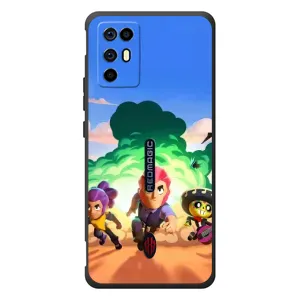 Силиконовый Чехол на ZTE Nubia RedMagic 6R с картинкой Brawl Stars (Бравел Старс)