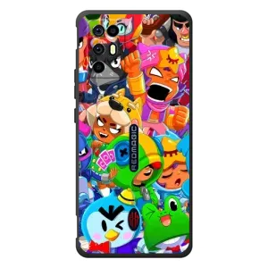 Силиконовый Чехол на ZTE Nubia RedMagic 6R с картинкой Brawl Stars (Brawl-Stars)