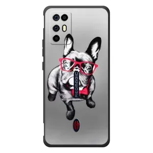 Чохол (ТПУ) Милі песики для ZTE Nubia RedMagic 6R (Бульдог в окулярах)