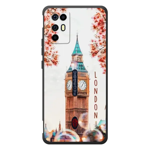 Чохол з малюнком «Годинник Лондон» для ZTE Nubia RedMagic 6R