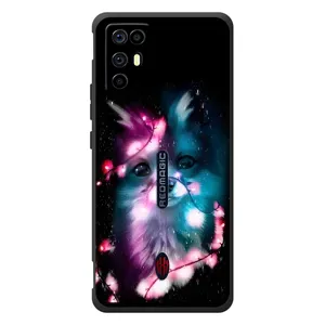 Чохол з Лисичкою для ZTE Nubia RedMagic 6R (Чорна лисиця)
