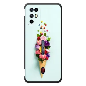 Чехлы с тематикой "ЦВЕТЫ" на ZTE Nubia RedMagic 6R (Цветок-мороженное)