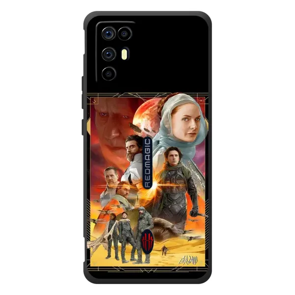 Чехол с рисунком «Д Ю Н А» для ZTE Nubia RedMagic 6R