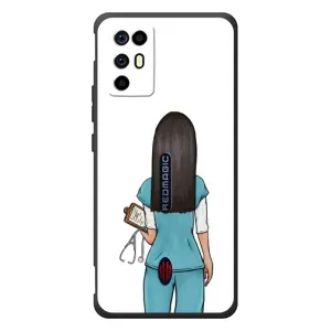 Силиконовый бампер (Работники) на ZTE Nubia RedMagic 6R (Доктор)