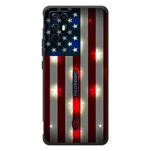 Чехол Флаг USA для ZTE Nubia RedMagic 6R (Флаг США 2)