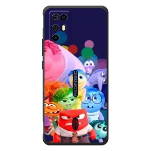 Чехол Головоломка для ZTE Nubia RedMagic 6R - (AlphaPrint) (Герои головоломки)