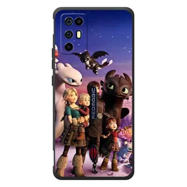Чехол с рисунком «Герои дракона» для ZTE Nubia RedMagic 6R Чехол с рисунком «Герои дракона» для ZTE Nubia RedMagic 6R