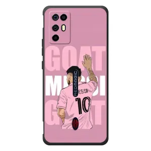 Чехлы Лео Месси в Майами на ZTE Nubia RedMagic 6R (GOAT MESSI)