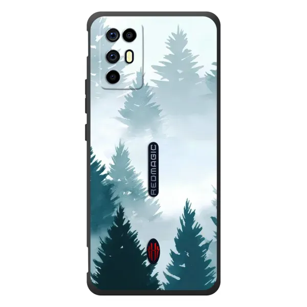 Чехол с рисунком «Горный лес» для ZTE Nubia RedMagic 6R Чехол с рисунком «Горный лес» для ZTE Nubia RedMagic 6R