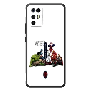 Чехлы для ZTE Nubia RedMagic 6R (Для Христиан) (Иисус супергерой)