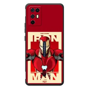 Чехол Супергерой Железный человек на ZTE Nubia RedMagic 6R (Iron man)
