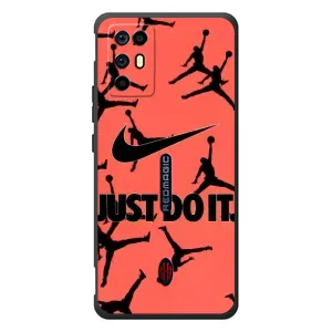 Силіконовый Чохол Nike Air Jordan на ЗТЕ Нубія РедМеджік 6Р (Just Do It)