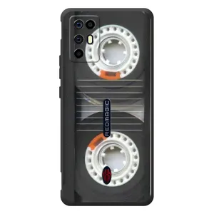 Чехол с Прикольным принтом на ZTE Nubia RedMagic 6R (Кассета магнитофона)
