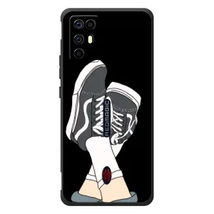 Чехол с Прикольным принтом на ZTE Nubia RedMagic 6R (Кеды)