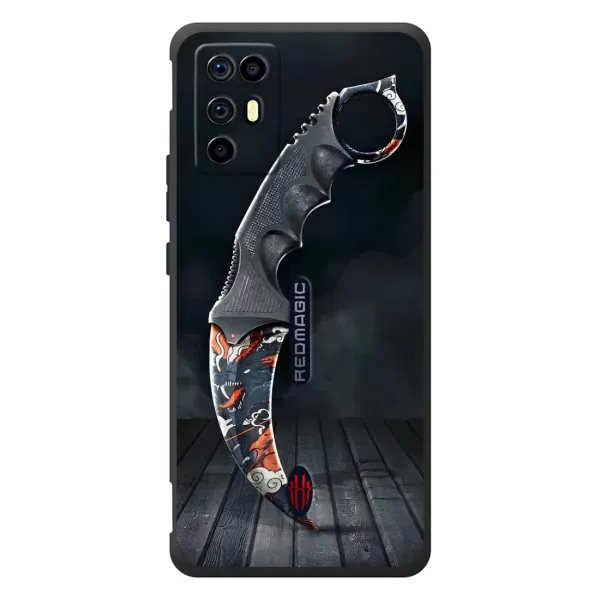 Чехол с рисунком «Кинжал КС ГО» для ZTE Nubia RedMagic 6R Чехол с рисунком «Кинжал КС ГО» для ZTE Nubia RedMagic 6R