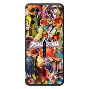 Силиконовый чехол с принтом Зоотрополіс для ZTE Nubia RedMagic 6R (Коллаж героев)