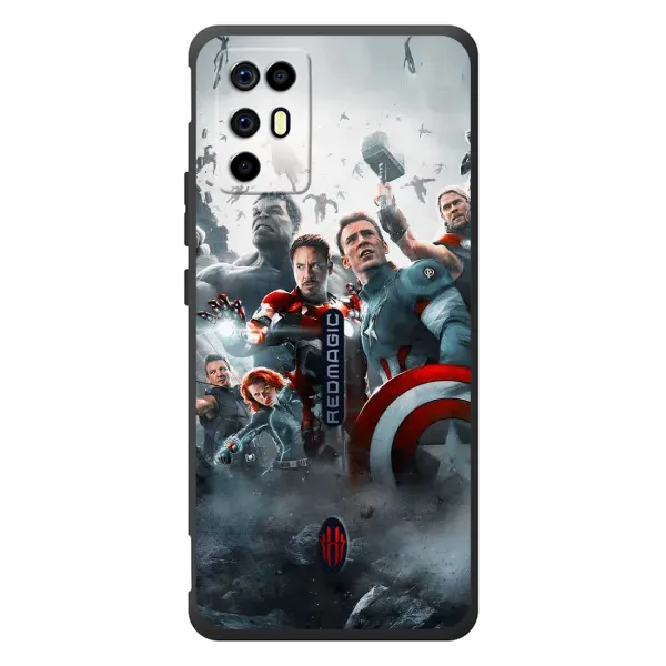 Чехол с рисунком «Команда марвел» для ZTE Nubia RedMagic 6R Чехол с рисунком «Команда марвел» для ZTE Nubia RedMagic 6R
