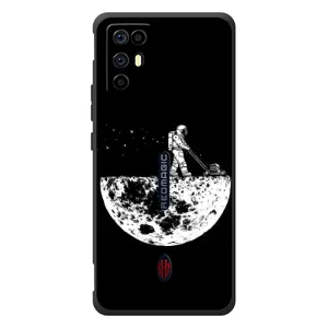 Силиконовый Чехол с принтом "Космонавты" на ZTE Nubia RedMagic 6R (Космонавт)