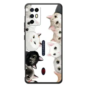 Силіконовий чохол з котиком для ZTE Nubia RedMagic 6R (Коти)